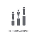 Benchmarking icon. Trendy Benchmarking logo concept on white bac