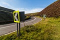 Bend along Snake Pass Royalty Free Stock Photo