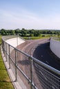 Bend Or Curve On An Empty Road Or Highway With No People Or Traffic