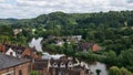 Bend of the River Severn and Bridgnorth landscape