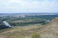 Bend of the river, the view from the top