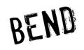 Bend rubber stamp