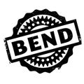 Bend rubber stamp