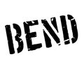 Bend rubber stamp