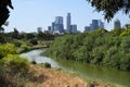 Bend in the Yarkon River Royalty Free Stock Photo