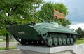 Bender near Tiraspol, Transnistria, Moldova: Tank Monument at the Memorial of Military Glory