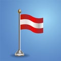 Flag of Austria. Vector illustration