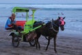 Bendi is a two-wheeled carriage pulled by a horse and driven by a coachman. Traditional vehicles used for traveling