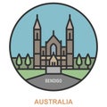 Bendigo. Sities and towns in Australia Royalty Free Stock Photo