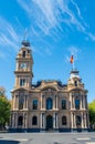 Bendigo Town Hall with clock tower in Australia Royalty Free Stock Photo