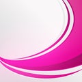 Bending Full pink color abstract on white background