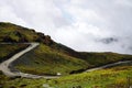 Bending road in Mountain of East Sikkim Royalty Free Stock Photo