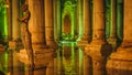 The Enigmatic Beauty of Istanbul's Roman Cisterns, Turkey.