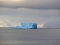 Blue Iceberg off coast of Cape Adare Antarctica Royalty Free Stock Photo