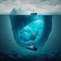 Beneath the iceberg