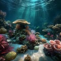 Beneath the Surface: Unveiling the Wonders of Underwater Paradise - Coral Reefs, Fish, and Marine Majesty Royalty Free Stock Photo