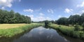 Beneden regge river panorama Royalty Free Stock Photo
