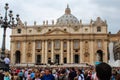 Benedict XVI. The general audience in St. Peter's Square Royalty Free Stock Photo