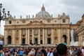 Benedict XVI. The general audience in St. Peter's Square Royalty Free Stock Photo