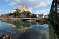 Benedictine Abbey in city Melk, Austria Royalty Free Stock Photo