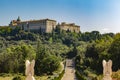 Benedictine Abbey of Monte Cassino in Italy Royalty Free Stock Photo