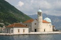 Benedictine abbey in Perast Royalty Free Stock Photo