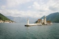 Benedictine abbey in Perast Royalty Free Stock Photo