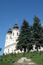 Benedictine Abbey of Tihany at Lake Balaton Royalty Free Stock Photo