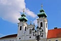 Benedictine church in GyÃâr, Hungary Royalty Free Stock Photo