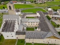 Benedictine Convent of St. John in Mustair on the Swiss alps Royalty Free Stock Photo