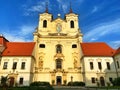 Benedictine monastery and abbey of Rajhrad. Czech Republic Royalty Free Stock Photo