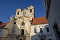 Benedictine monastery and the church of St. Peter and Paul in Rajhrad., Czech Republic Royalty Free Stock Photo