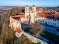 Benedictine monastery and church in Tyniec near Krakow, Poland Royalty Free Stock Photo