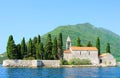 Benedictine monastery on the island Royalty Free Stock Photo