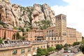 Benedictine monastery in Montserrat, Spain Royalty Free Stock Photo