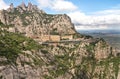 Benedictine monastery in Montserrat, Spain Royalty Free Stock Photo