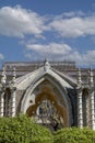 Benedictine Monastery of San Nicolo l\'Arena with neo-Gothic and Arab-Moorish style Caffeaos, Catania, Sicily, Italy Royalty Free Stock Photo