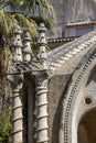 Benedictine Monastery of San Nicolo l\'Arena with neo-Gothic and Arab-Moorish style Caffeaos, Catania, Sicily, Italy Royalty Free Stock Photo