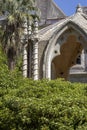 Benedictine Monastery of San Nicolo l\'Arena with neo-Gothic and Arab-Moorish style Caffeaos, Catania, Sicily, Italy Royalty Free Stock Photo