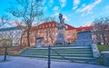 Benedikt Roezl monument in Prague, Czechia