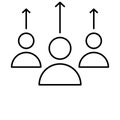 Benefaction, contribution Vector Icon which can easily modify or edit