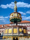 Benefactor fountain at market square Royalty Free Stock Photo