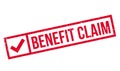 Benefit Claim rubber stamp