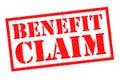 BENEFIT CLAIM Rubber Stamp