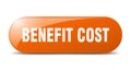 benefit cost button. benefit cost sign. key. push button.