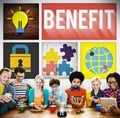 Benefit Income Profit Advantage Welfare Concept
