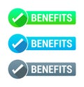 Benefits Banner Vector