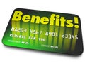 Benefits Word Credit Card Rewards Program Shopper Loyalty