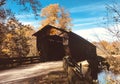 The Benetka Covered Bridge in Ashtabula County - OHIO - USA