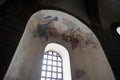 Benevento - Affreschi nell`abside di Santa Sofia